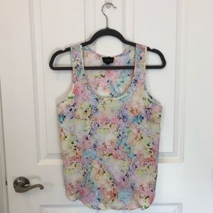 Topshop maternity floral tank